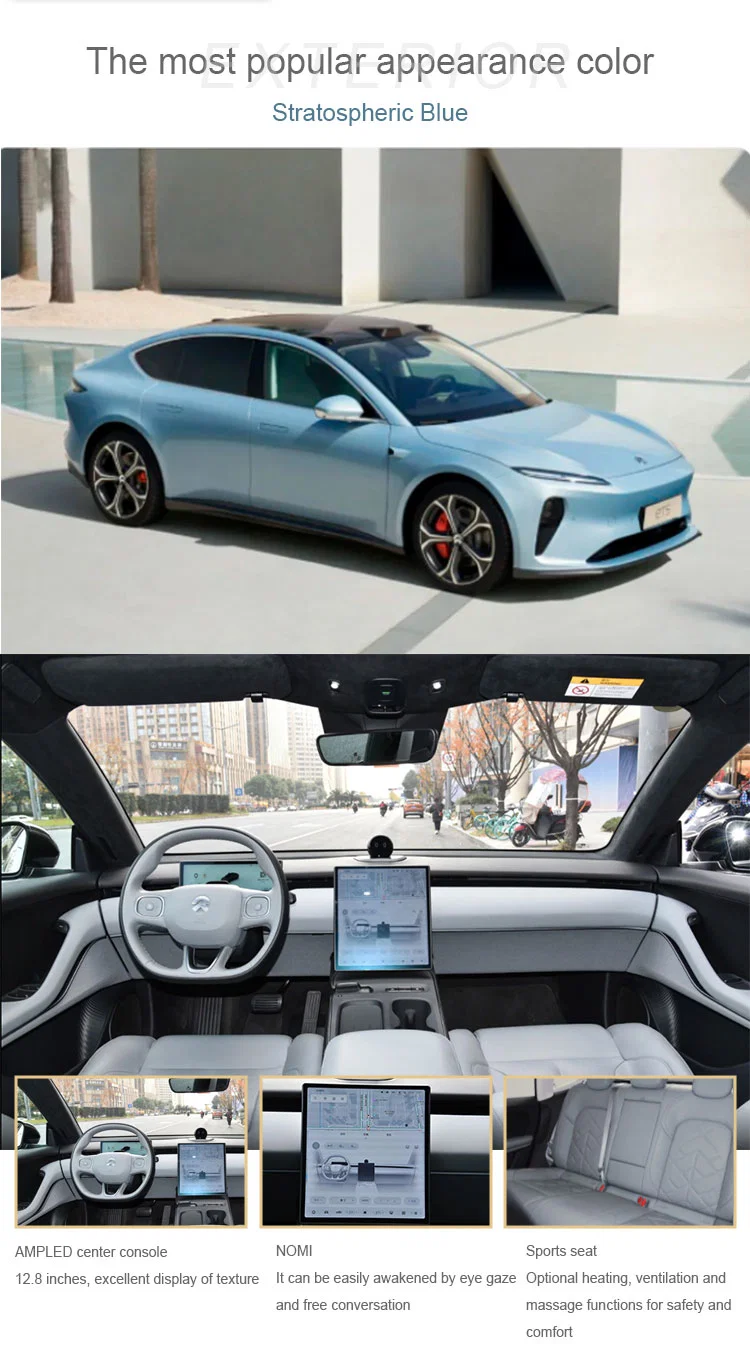 2022 EV Car Nio Electric in Stock Auto Nio Et5 Et7 Ec6 Es6 Ep9 New Energy Car Fast Electr Vehicle