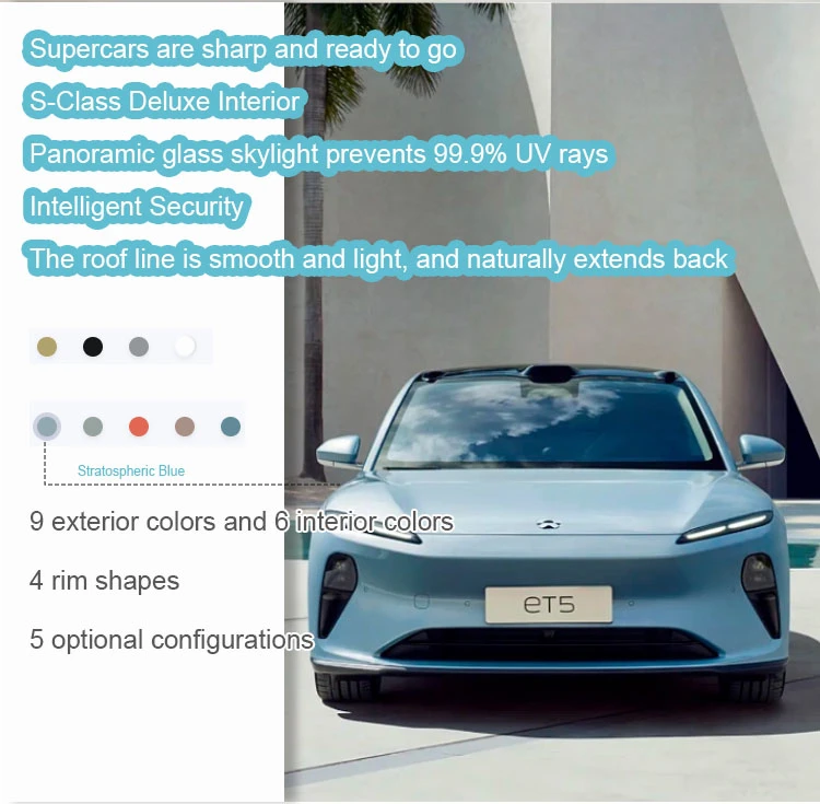 2022 EV Car Nio Electric in Stock Auto Nio Et5 Et7 Ec6 Es6 Ep9 New Energy Car Fast Electr Vehicle