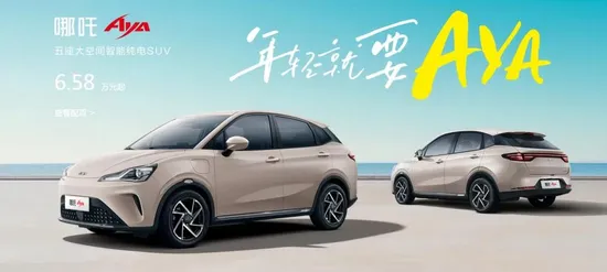Used New Energy Car Electric Subcompact Crossover SUV Neta Aya Secondhand Pure Electric Car