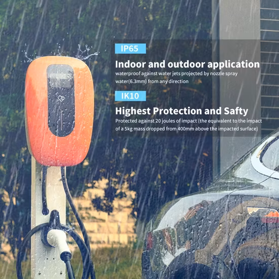 Bluesky AC Wallbox EV Charging Station with Ocpp Ethernet, 4G, WiFi