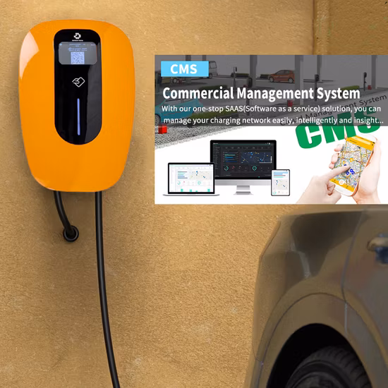 Bluesky AC Wallbox EV Charging Station with Ocpp Ethernet, 4G, WiFi