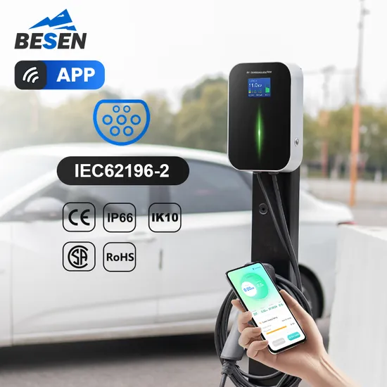 Besen Wholesale CE TUV RoHS Approved 16A 32A 3.6kw 7kw 11kw 22kw APP WiFi EV Charger Wallbox Type 1 Type 2 Electric EV Car AC Charging Stations 